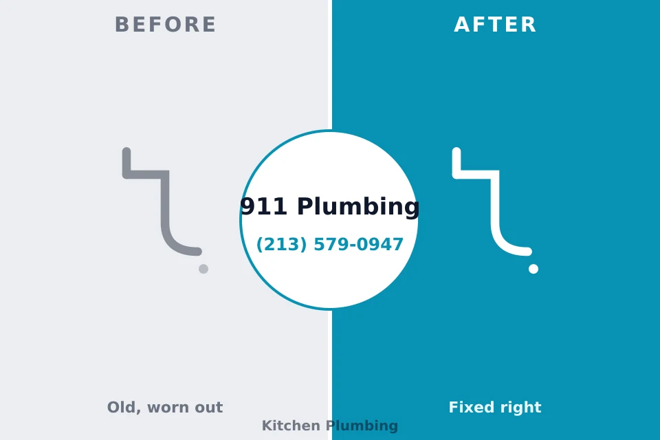 Before and after: plumbing company Crestwood Village, NJ
